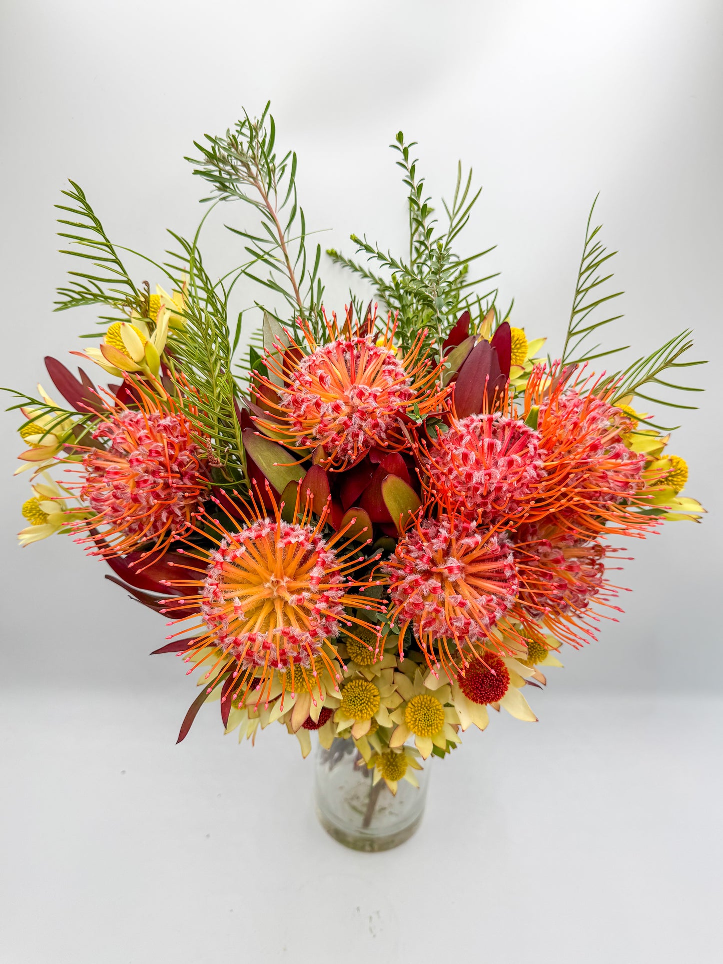 Saffron Safari Protea Bouquet
