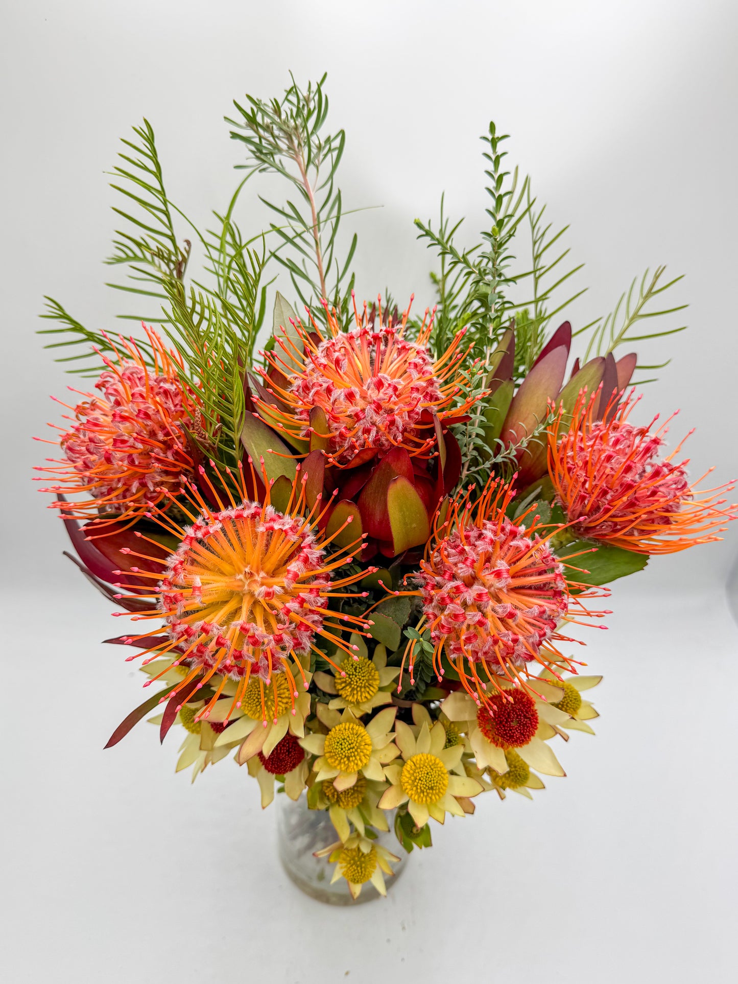 Saffron Safari Protea Bouquet