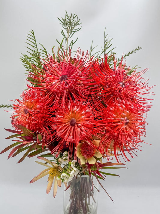 Ruby Renegade Protea Bouquet
